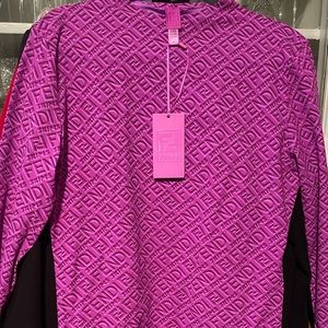 Fendi x skims mock neck long sleeve bodysuit